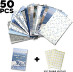 TwoDays Coastal Granddaughter Room Decor, Beachy Aesthetic Wall Collage Kit, Coastal Cowgirl Wall Art Prints for Teen Girls Bedroom, Beach Artwork. (Set of 50, 4" × 6")