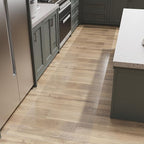 3'x6' Vinyl Runner Rug for Hallway, Clear Waterproof Kitchen Mat for Floor, Non-Slip Plastic Floor Mat for Entryway, Easy Clean Durable Area Mat for Bedroom, Laundry Room