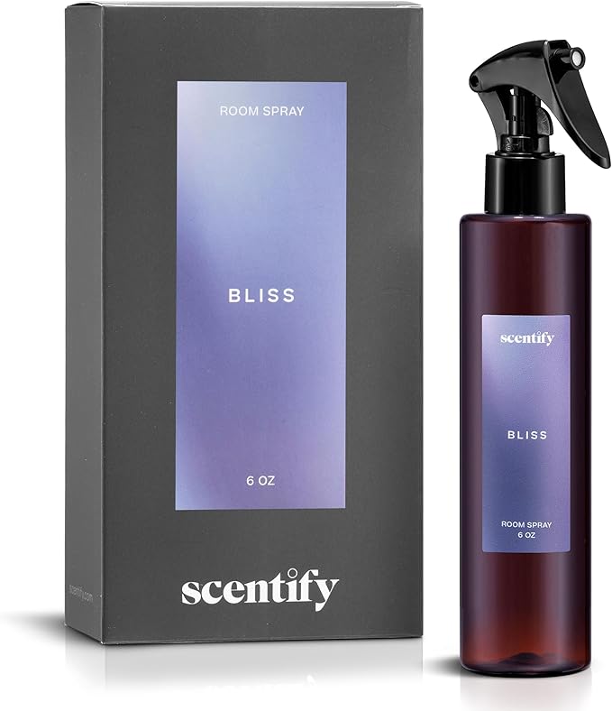 Scentify Bliss Odor Neutralizing Room Spray – Luxury Eucalyptus & Bergamot Fragrance, Instant Odor Eliminator for Home, Office & Car – 6oz
