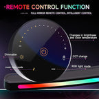 ONWAY Curved Monitor Light Bar with Wireless Remote,Monitor Light Bar with Auto-Dimming and Camera Base,Applicable to All Screens. No Screen Glare,for (RGB)