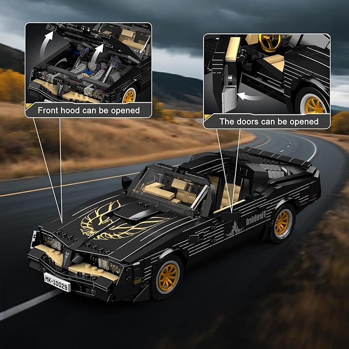 Mould King Classic Supercar Building Set, MOC Sport Car Building Blocks Set, Home Decoration Model Car Kit, Collectible Construction Toys Gift for Teen Adults(1557 PCS)