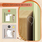 WLIVE Rattan Dresser for Bedroom, 4 Drawer Wood Boho Dresser Storage with Gold Metal Handle, Chest of Drawers for Living Room, Closet, Hallway, Light Oak