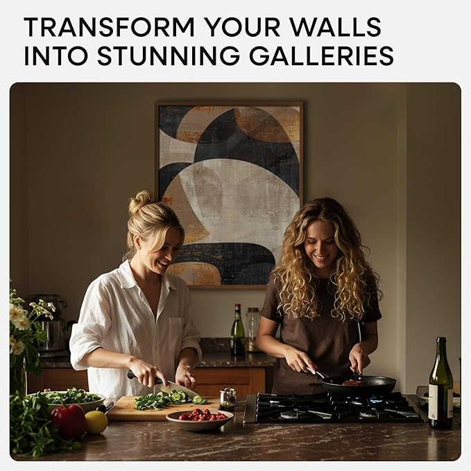 Homeforia 22x28 Poster Frame Walnut, High End Dark Oak 22x28 Large Wooden Picture Frame with Mat 18x24, 22 x 28 Brown Wood Frame Matted to 18 x 24, 28x22 Thin Frame, Tempered Glass, Wall Kit, Set of 1