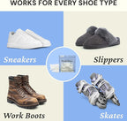 Fresh Wave Shoe Deodorizer, 1 Pack (2 Count) – Natural & Safe Shoe Freshener for All Types of Shoes, Long-Lasting and Reusable, Odor Eliminator for Strong Odor, Easy-to-Use Shoe Smell Remover