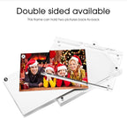 TWING Acrylic Frame 4x6,Magnet Double Sided Picture Frame,12 + 12MM Plexiglass Clear Picture Frames Desktop Acrylic Photo Frame 6 by 4,Gifts Ideal