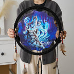 Remorelt Wolf Eagle Bear Dream Catcher Bedroom Wall Decor, Christmas Home Decoration, Room Accessory, White Moon Feather Decoration - Unique Home Craft Wall Pendant (DC03 13inch Set 3 Wolves)