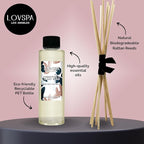 LOVSPA Cinnamon & Clove Buds Diffuser Oil - Fall Essential Oils for Diffuser Refill & Air Freshener Room Spray - Long-Lasting & Natural Home Fragrance, Scented Oil for Diffusers, USA Made, 4oz