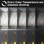 Scalable Portable Cordless Table Lamp, Built in Rechargeable Battery, 2700-6000k Color Temperature, Fully Dimmable, Ambient Light for Patio, Restaurant, Bar, Bedroom, Dining (Flower)