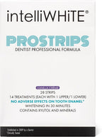 Prostrips - 12 Shades Whiter Teeth - 28 Enamel Safe REMINERALIZING Gentle Strips – 97% no Sensitivity