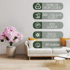 Set of 2 Artificial Hydrangea with Metal Stands, 20 Inch Tall Faux Purple Pink Flower Arrangement, Outdoor Garden Decor for Yard, Patio, Porch - Spring Summer Decoration