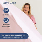 King Sheets Set 6 Piece - Includes 4 Pillowcases - Bed Sheets King Size - Soft Hotel Luxury Bedding - Cooling, Comfy & Breathable - 1 Flat & 1 Fitted & 4 Pillowcases w/ Deep Pockets - Lavender Pink