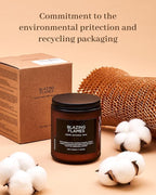 M&SENSE Creamy Almond Milk Scented Candles, Organic Natural Soy Wax Clean Non Toixc 7.05oz 50 Hour Slow Burning Candle for Bedroom Kitchen Home Decor, Housewarming Gifts for Women Men