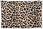 HZOHNAGO Leopard Print Tapestry Rustic Brown Leopard Wild Animal Printed Wall Tapestry Painting Wall Hanging for Bedroom Living Room Dorm 90" W x 60" H
