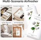12 Packs Scent Sachets for Closet Clothes Storage - White Cotton Fragrance Long Lasting Home Air Freshener Odor Deodorizer