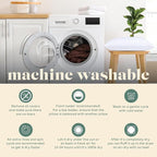 ComfyDown Premium Feather and Down ComfyPlush Supportive Bed Pillow for Sleeping, Luxury Diemend Quilted Cotton Cover, Made in USA, Twin Size, Medium Firm (Twin = 20X28)