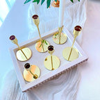 Gold Taper Candle Holders for Wedding Table Centerpiece,Tall Taper Candlestick Holders Bulk Set of 27,Metal Candle Stick Holder for Table or Mantel Centerpiece,Dinning,Festival,Party Home Decor