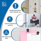 DIYMAG Hanging Photo Magnetic Clips, 20 Pack Fridge Magnets Heavy Duty Holder Party Graduation Collage Picture Display Diy Clip for Refrigerator Home Whiteboard Office Locker Classroom Balck