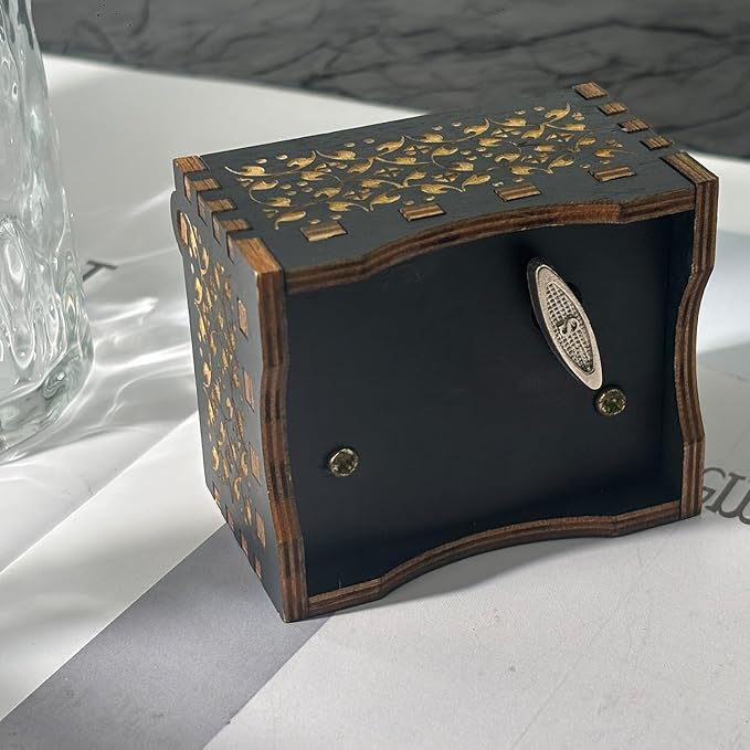 Can't Help Falling in Love Wooden Music Box for Women, Men, Girlfriend, Boyfriend, Wife, Husband – Romantic Couple Gift for Birthday or Valentine’s Day