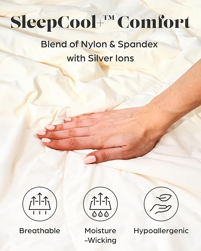 Lavish Comforts® Cooling Comforter King Size│Best Comforters for Hot Sleepers│Cooling Blankets for Hot Sleepers – Cold Blankets for Sleeping, Summer Comforter King Size│ Lightweight Cold Blanket