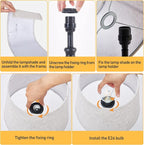 Table Lamps Set of 2, Bedside Nightstand Lamps with USB Charging Ports, 3 Way Dimmable Touch with Linen Fabric Lampshade, Modern Small Lamp for Bedrooms, Living Room (Bulbs Included)