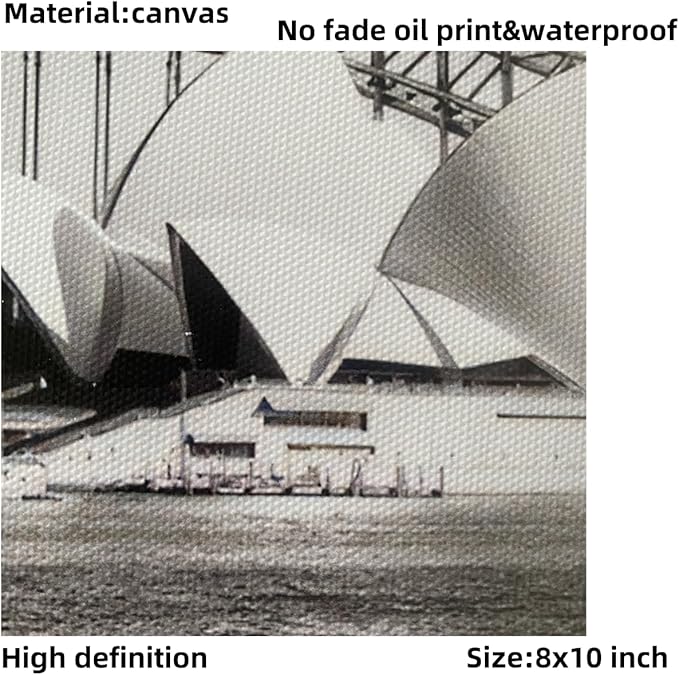 Black And White Wall Art Decor,New York, London, Tokyo, Paris, Eiffel Tower Wall Decor Art,Modern Boho Wall Art for Living Room Bedroom Prints Poster,8x10 Inch Set of 6,Framed