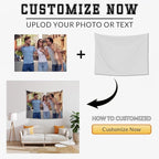Custom Tapestry For Wall Bedroom Custom Backdrop Personalized Image Text Photo Customized Funny Tapestry Banners And Signs Horizontal Model Tapestrys 1