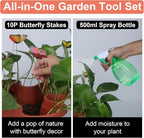 Vertical Planter, 5 Tier Stackable Strawberry Planter with Garden Tool Set, Movable Indoor/Outdoor Garden Herb Pot for Growing Vegetables and Succulents, Red