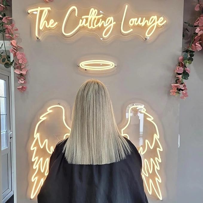 Custom Business Neon Sign，LED Neon lights Professional customized, Custom Neon Signs Personalized for Studio Office Storefront Logo Gym Restaurant Store Hotel Bar Salon Beauty Nail Shop Party Prom