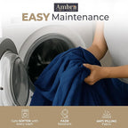 Tencel Sheets 4 Piece Cal King - 100% Eucalyptus Lyocell California King Sheet Sets - Soft, Cooling & Breathable for Hot Sleepers - 16” Deep Pockets Hotel Quality Bedding Set - Navy