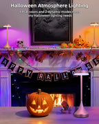 EZVALO Set of 2 Cordless Table Lamps, Rechargeable 6000mAh Battery Operated Lamp,3 Color & RGB Color Changing Stepless Dimming Outdoor Table Lamp for Dinner/Patio/Living Room/Restaurant/Bar