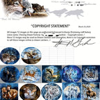 Remorelt Wolf Eagle Bear Dream Catcher Bedroom Wall Decor, Christmas Home Decoration, Room Accessory, White Moon Feather Decoration - Unique Home Craft Wall Pendant (DC08 6Inch Find 12 Wolves)