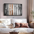 ElephantStock Ski Collection Wall Art - Horizontal Framed Canvas - 1-Piece Bathroom Wall Decor - Photography sports Canvas Print - Brown and Black Decor for Wall - 31" X 21"