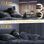 LED Desk Lamp for Home Office, Eye Caring Architect Desk Light with Remote, Dual Screen Computer Monitor Light with Stepless Dimming, Stepless Color Temp, Memory Function for Study, Workbench Grey