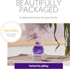 AGRARIA PetiteEssence Flower and Reed Diffuser Set, Hand Crafted Sola Flower Botanical Home Fragrance Set, Scented Oil Gift for All Occasions