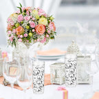 200PCS Silver Faux Pearls Beads for Centerpiece Vases, Vase Filler Faux Pearls, No Holes Filler Beads for Party Anniversary Birthday Wedding Table Decor, 10/14/20/30mm