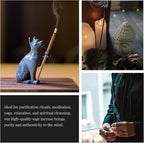 White Sage Incense Sticks (50 Sticks), 100% Natural sustainably harvested White Sage, Suitable for Yoga, Meditation, Relaxation, and Spiritual Purification