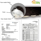 Easy-Going Sectional Couch Covers for Dogs L Shape Sofa Cover Reversible Sofa Slipcover Chaise Lounge Cover Furniture Protector Cover for Pets Dog Cat (30 x 50 inches, Light Gray/Ivory)