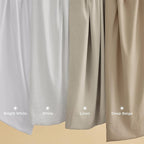 Bedsure Deep Beige Duvet Cover Twin/Twin XL Size - 2 Pieces Prewashed Cotton-Like Extra Soft Bedding Set, Includes 1 Twin Duvet Cover 68x90 Inches with Zipper Closure & 1 Pillow Sham, No Comforter