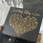 Can't Help Falling in Love Wooden Music Box for Women, Men, Girlfriend, Boyfriend, Wife, Husband – Romantic Couple Gift for Birthday or Valentine’s Day