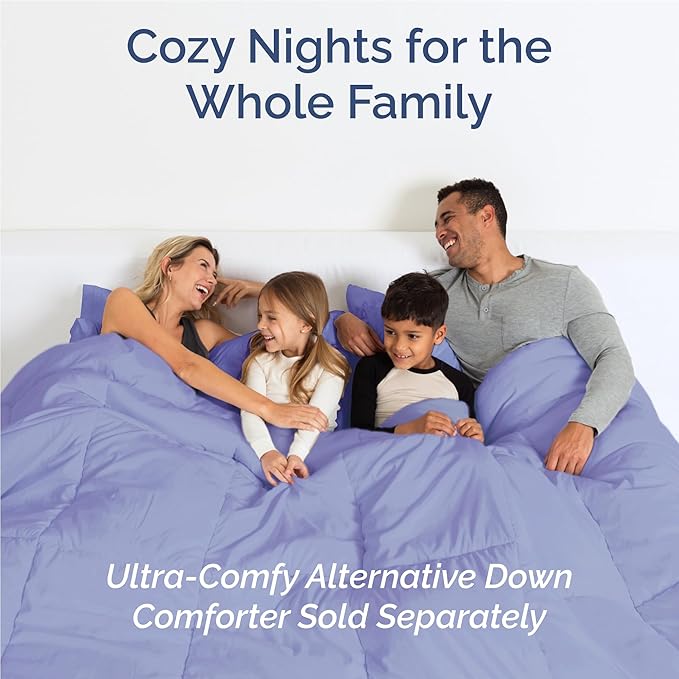 Twin XL Sheets Set 4 Piece - Includes 2 Pillowcases - Bed Sheets Twin XL Size - Soft Hotel Luxury Bedding - Cooling, Comfy & Breathable - 1 Flat & 1 Fitted & 2 Pillowcases w/ Deep Pockets - Lavender