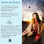 Nabila K Ocean Tempest Reed Diffuser Set – Fresh Floral & Marine Aromatic Oil for Home – Long-Lasting, Smokeless Scent – Made in USA – Includes Reeds + Bottle – Flameless Candle Alternative