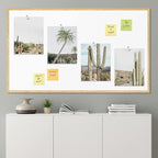 SIGNWIN Adhesive Canvas Poster Desert Landscape Tropical Palm Tree Saguaro Cactus Nature Wilderness Photography Modern Art Decorative Zen Relax/Calm Multicolor Scenic for Bedroom - 11"x14"x4