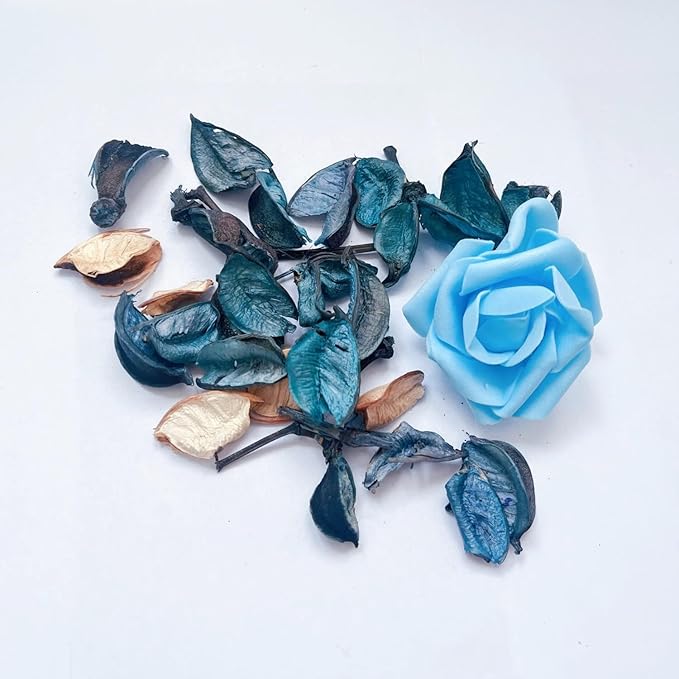 Potpourri Bags,Home Fragrance Sachet Petal,Potpourri Bowl Filler,vase Filler for Families, Weddings, Cars, Coffee Shops, etc Decoration, 2 Bags/10oz (Royal Ocean)