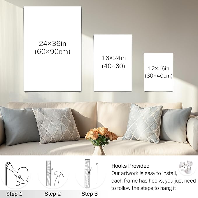 Fantasy Artists Framed Jesus Christ Canvas Wall Art The Lion of Judah Christian Painting Prints Biblical Wall Decor Religious Room Decor for Church Prayer Room Christian Schools Hospitals 24'' x 36''