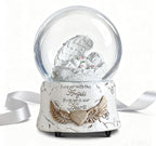 Fall Indoor Decor Angel Statue, Healing Angel Figurines for Women, Thanksgiving Gift Ideas,Resin Angel Statue Music Snow Globe Cat Dog Pet Memorial Gifts, pet Loss Sympathy Gift