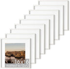 HAUS AND HUES White Square Frames Set of 9-16x16