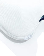 Bluewave Bedding Slim Gel Memory Foam Pillow for Stomach, Back and Side Sleepers - Therapeutic Design for Spinal Alignment, Better Breathing and Enhanced Sleeping (4-Inches Height, Standard)