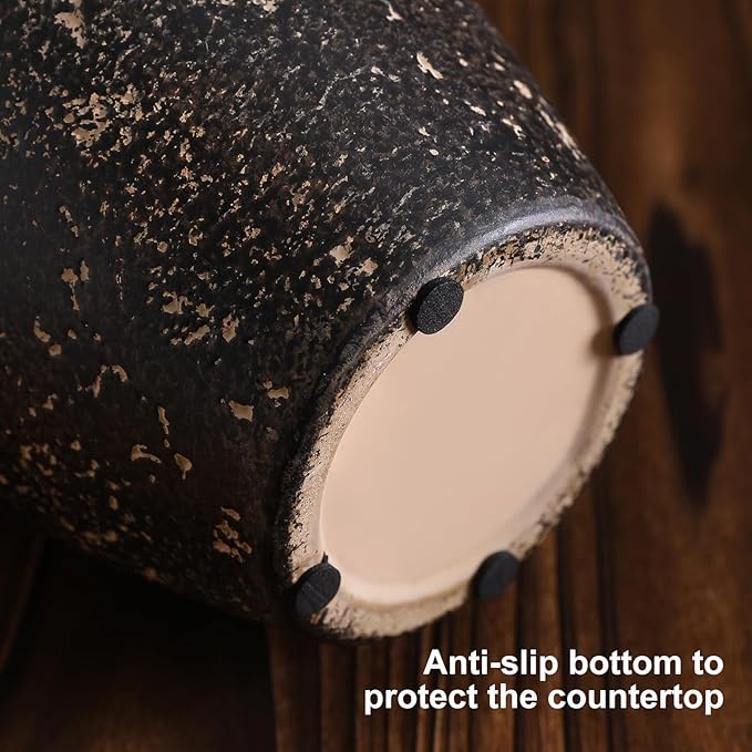 Farmhouse Vase for Home Decor, Vintage Rustic Terracotta Flower Vase Suitable for Home Decor, Living Room, Shelf, Dining Table. ZSHLXM