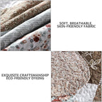 Travan 3-Piece King Quilt Sets with Shams Oversized Bedding Bedspread Reversible Soft Coverlet Set, King Size