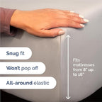 King Sheets Set 6 Piece - Includes 4 Pillowcases - Bed Sheets King Size - Soft Hotel Luxury Bedding - Cooling, Comfy, Cozy & Breathable - 1 Flat & 1 Fitted & 4 Pillowcases w/ Deep Pockets - Light Grey